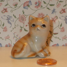 Porzellan MINIATUR Katze