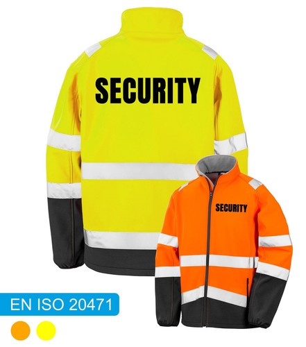 Security softshell warnjacke - security, |
