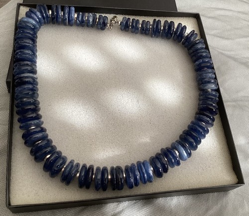 Collier blauer kyanit - collier,