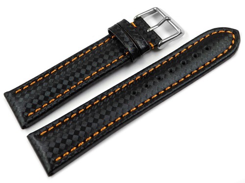 Uhrenarmband leder carbon - leder,