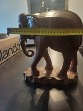 Elefant aus holz melliert - holz,