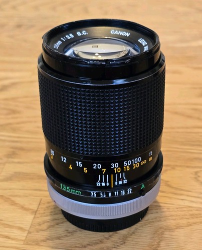 Canon 135mm 5 s c - canon, fd