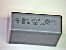 ? MKP X1 Capacitor 220nF 0,22uF 440V~ 440VAC Vishay BCC MKP3381 Kondensator