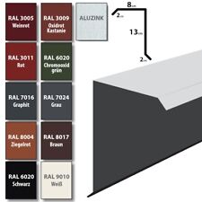 2m Ortgangblech I Ortblech Windblech pulverbeschichtetes 0,5 Zuschnitt 250mm