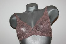 Triumph Bügel BH  "Amourette 300" BH W 100 D braun viel Spitze nicht wattiert