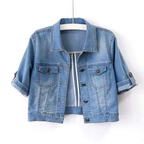 Damen jeansjacke jeans mantel - jeans,