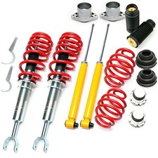 TA Gewindefahrwerk + 4x Domlager + 4x Staubkappen Audi A6 4B C5 VW Passat 3B 3BG