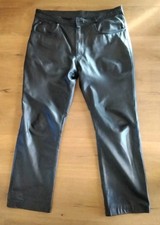 " RABERG " Herrenlederhose Lederhose in schwarz Größe 40