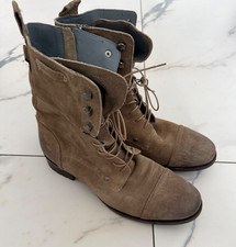 Diesel Stiefel Boots Herren beige Velours Gr.44 US 11 UK 10