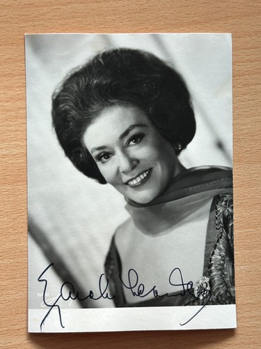 Zarah leander autogrammkarte - -,