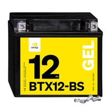 Denagi 12Ah Motorradbatterie BTX12-BS GEL 12V 51012 CTX12-BS GEL12-12-BS