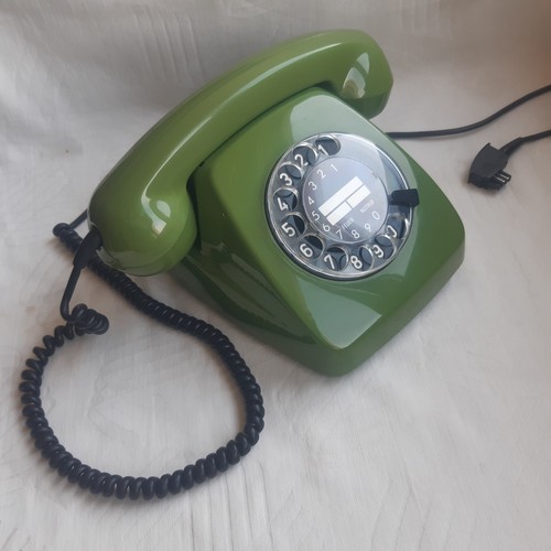 70er telefon wählscheibe - telefon,