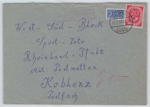 Bund landpoststempel - bund,