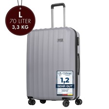 Hartschalenkoffer Trolley Größe L – 43x65x25cm – 70L Reisekoffer mittelgroß