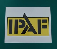 1x IPAF Logo Trade Aufkleber laminiert - 230x180mm