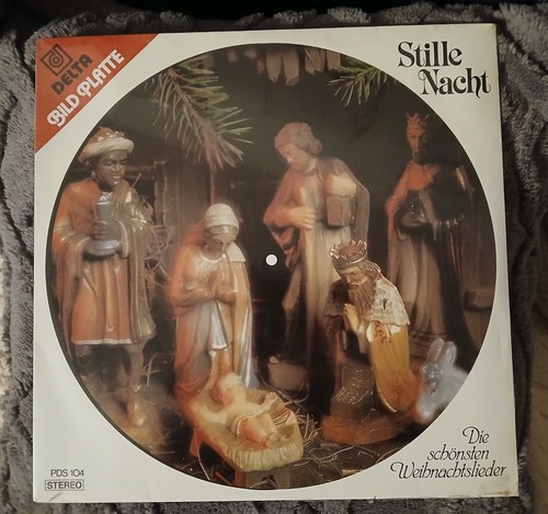 Schallplatte stille nacht - stille,