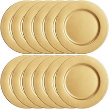 Goldene Platzteller, 33cm, 12