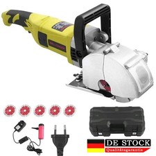 Elektrische Mauernutfräse 4000W Schlitzfräse Wandfräse Mauerfräse + 5 Sägeblatt
