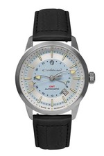 UMF Ruhla Herrenuhr Colani Automatik GMT Saphirglas Blau Limited 1364-3