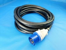 CEE Kabel 220/240V 32-6h Gummiverlängerung ca. 9 meter Starkstrom Drehstrom