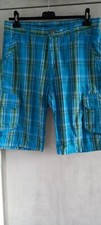 Herren,Jungen kurze Sommerhose,Bermudahose Gr.M;BW82cm,L58cm/29cm,kariert.