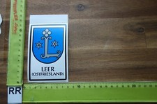 Alter Aufkleber Stadt LEER