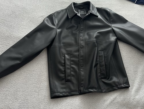 Zara herren jacke kunstleder - herren,
