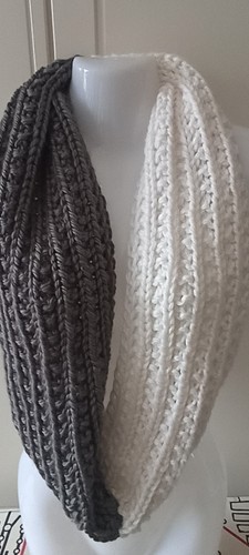 Loopschal gestrickt handarbeit - loopschal,