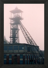 Industrieller Bergbauturm