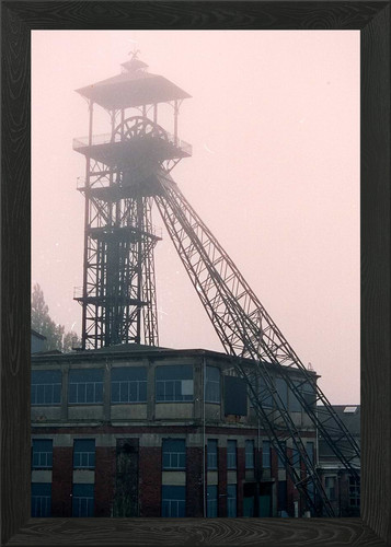 Industrieller bergbauturm - industrieller,