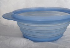 Tupperware Sieb  blau faltbar, Rarität,  unbenutzt