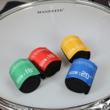 Dämpfer Gürtel 12/14/16/18/20 Zoll Zubehör Drumset Gummiband Schalldämpferba