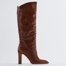 ZARA STIEFEL LEDERSTIEFEL