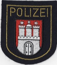 Ärmelabzeichen Wasserschutzpolizei Hamburg alte Art Polizei Patch