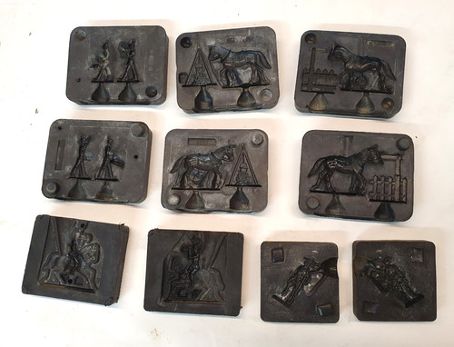 Zinn gieß formen - 3x, zinn-gieß-formen