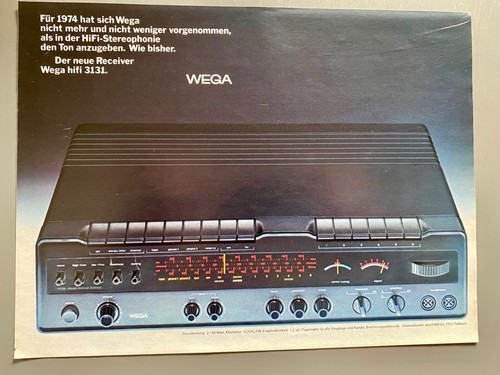 Wega 3131 receiver hifi stereo - wega,
