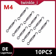 Edelstahl VA4 Seilspanner Wantenspanner Drahtseil Spannschloss Drahtspanner