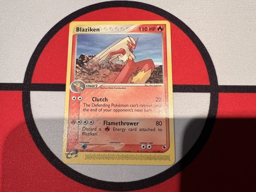 Vintage blaziken 109 - blaziken, ex