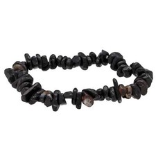 Onyx Splitterarmband Edelstein Armband Steinarmband Heilstein dehnbar