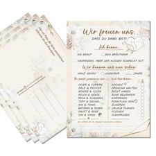 Hochzeitsspiel mit 52