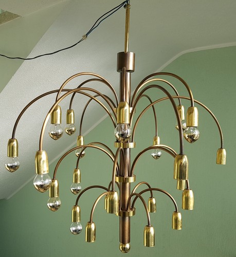 Große deckenlampe 70er - 70er, jahre