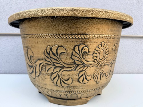 Pflanzkübel antik gold - 60,