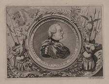 PALMIERI / SIMONINI "PORTRAIT VON CARLO ANTONIO MONTI"  RADIERUNG, BOLOGNA, 1760