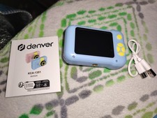Denver Digitalkamera KCA-1351 Kinder Kamera– 40 MP, blau, inkl. Spielen