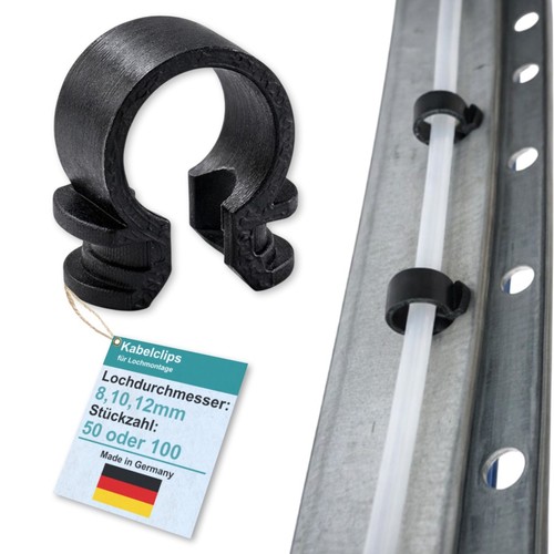 Kabelclips rundloch clips - kabelclips,
