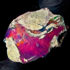 Opal rough,Schwarz Feuer