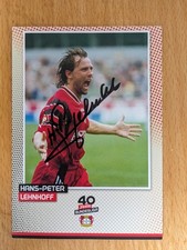 Hans-Peter Lehnhoff Bayer 04 Leverkusen Sonderkarte 40 Jahre Bundesliga signiert