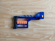 Nerf Stockade Schulterstütze, blau mit Darthalterung