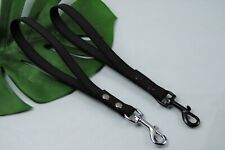 Bullyzei Kurzführer Leine gummiert 25mm grau Hundesport IGP Kurzleine 