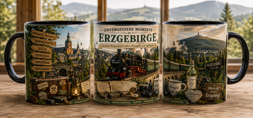 Erzgebirge souvenir tasse - souvenir,